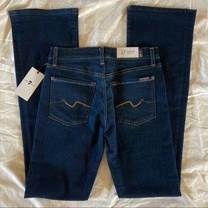 NWT 7 For All Mankind 27 Bootcut Jeans